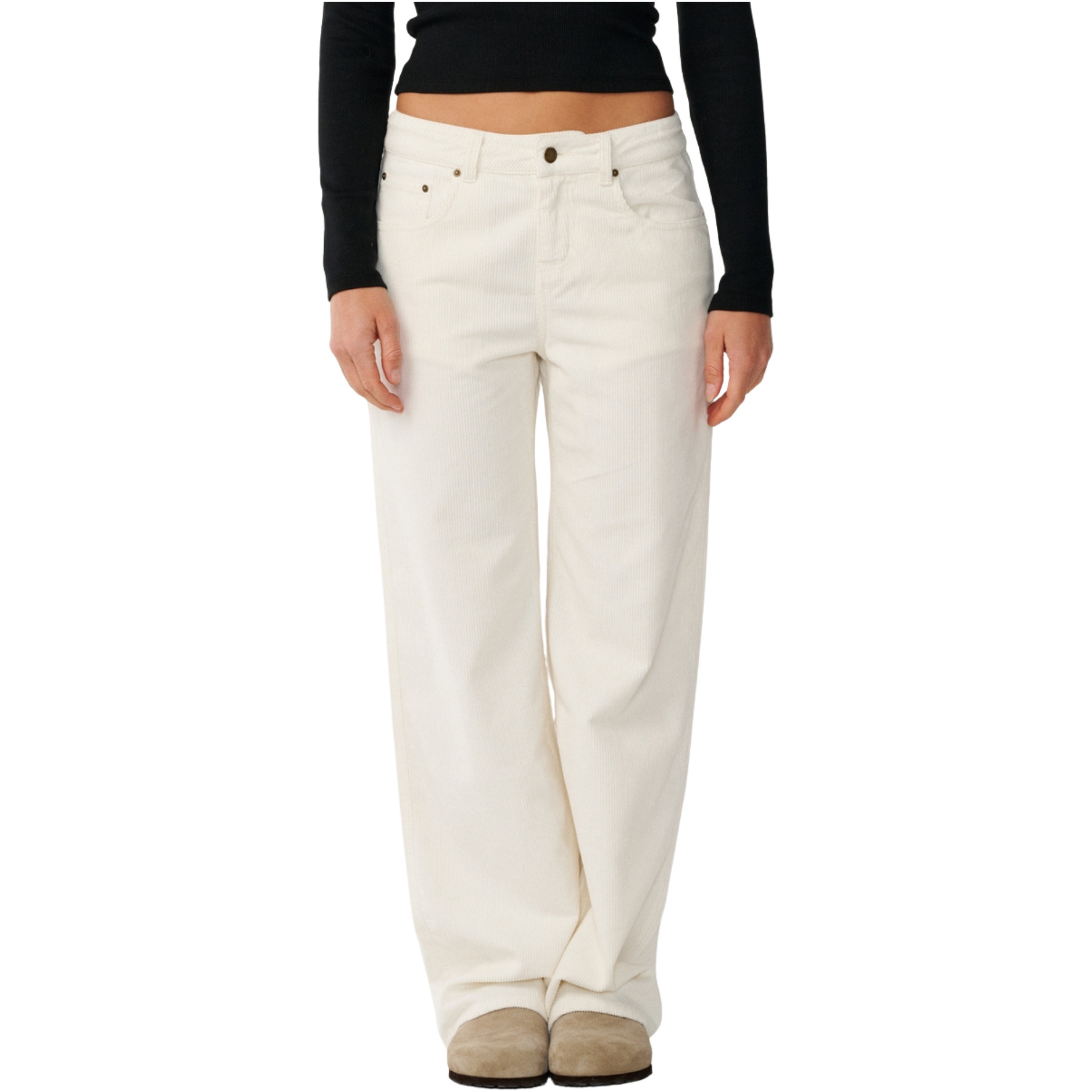2026 Rip Curl Womens Aggie Cord Relaxed Pant 070WPA - Bone